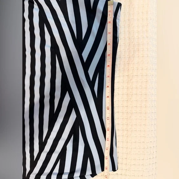 ECI Black and Blue Striped Maxi Skirt - Picture 5 of 8